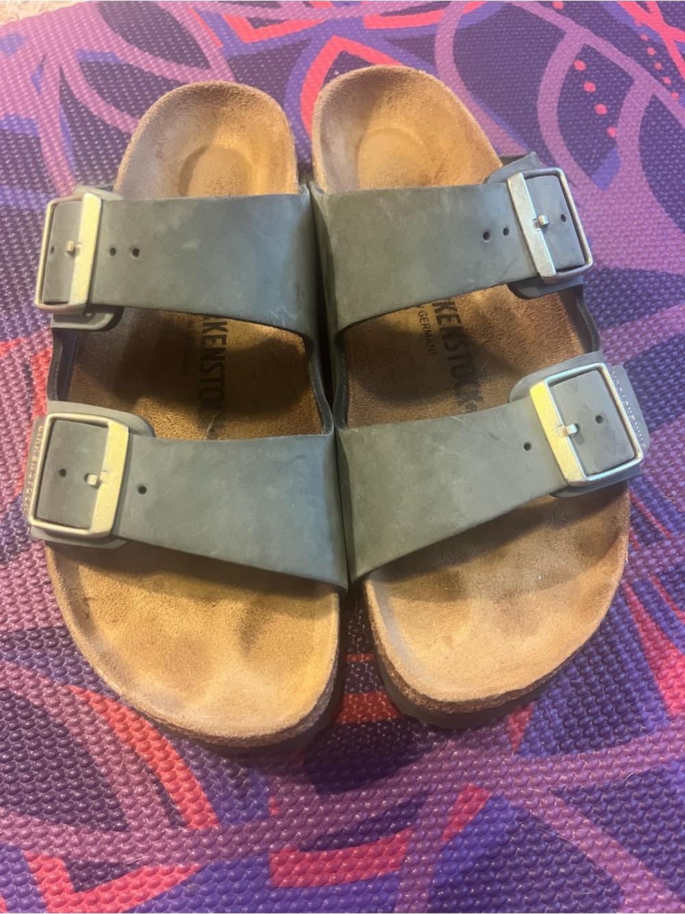 Birkenstock Arizona Two-Strap Sandal in Thyme medium/narrow - Picture 10 of 10